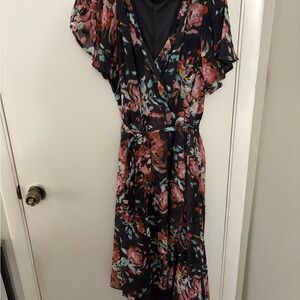 Torrid Floral Navy Dress